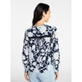 thumbnail image 4 of Time and Tru Women's Lace Yoke Shirt with Long Sleeves Sizes XS-XXXL, 4 of 6