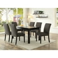 thumbnail image 5 of Ployfiber Upholstered Dining Chair, Ash Black(Set of 2), 5 of 5