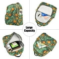 thumbnail image 5 of FORMRS Mini Backpack Purse for Women Travel Daypack Casual Shoulder Bag, Orange Tree Pattern, 5 of 7