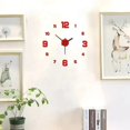 thumbnail image 4 of Reloj Digital de pared para sala de estar, pegatina de espejo acrílico para jardín grande, decoración para dormitorio, 4 of 5