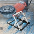 thumbnail image 1 of ETHZZLE Black Metal Cutting Machine Bracket with Adjustable Support and Non Slip Base, 1 of 8