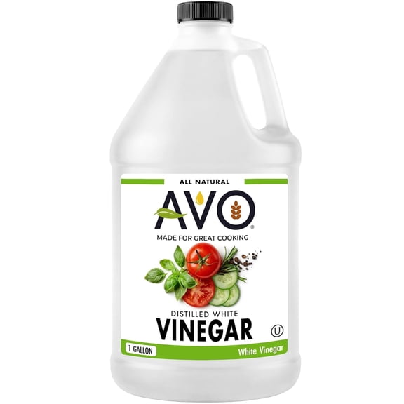 AVO 1 Gallon (128 oz) Pure Natural Distilled White Vinegar - 5% Acidity