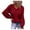 Red, variant on Vedolay Womens Sweaters Womens Casual Long Sleeve Sweaters Soft Loose Fit Pullover Sweater Tops,Red L