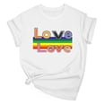 thumbnail image 2 of Sevevn Ladies' Fashionable Printed Short Sleeved T-shirt Top New Year Savings White M, 2 of 3