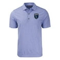 thumbnail image 2 of Men's-Cutter & Buck  Heather Blue San Jose Earthquakes Big & Tall Forge Eco Heather Stripe Stretch Recycled Polo, 2 of 3