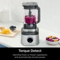 thumbnail image 3 of Ninja Detect Kitchen System 72-Oz Blender, Feed Chute with Slicing & Shredding Disc, 3 Speeds, Smoothies, Crush, Chop, Dough, BlendSense Technology, 1700PW, TB400WM Silver, 3 of 14