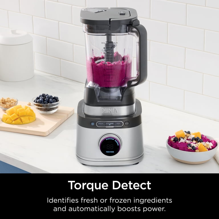3667-O ニンジャ キッチンパルス BL202JBK 30 Ninja Detect Kitchen System 72-Oz Blender, Feed Chute with Slicing