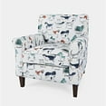 thumbnail image 4 of Jofran Baxter Puppy Upholstered Classic Traditional Accent Chair, 4 of 6