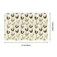 thumbnail image 5 of Cartoon Cute Chickens Front Door Mat, Indoor Mats for Bedroom Bathroom Kitchen, Floor Mat Non-Slip, Soft Carpet Floor Cover Machine Washable Entryway Mat - 20x31.5in, 5 of 5