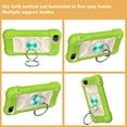 thumbnail image 6 of for iPhone 7, iPhone 8, iPhone SE 2020 Case with Ring Stand, Heavy Duty Military Grade Rugged Shockproof Silicone Rubber Magnetic 360 Ring Kickstand Holder Case for Women Girls, Green, 6 of 8