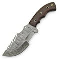 thumbnail image 2 of PAL 2000 KNIVES Handmade Damascus Steel 10 Inches Tracker Knife Perfect Grip Rose Wood Handle with Sheath 9833, 2 of 4