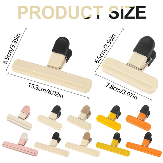 Heavy Duty Plastic Chip Bag Sealing Clips For Food Storage, Fresh Snack Simple Sealer Clam Clamp, Airtight Chip Clip For Home (Q)