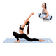 thumbnail image 1 of Tapete Para Yoga Altera NBR1216 C/ Correa Fitness 183 x 61cm Color Azul Maya, 1 of 6