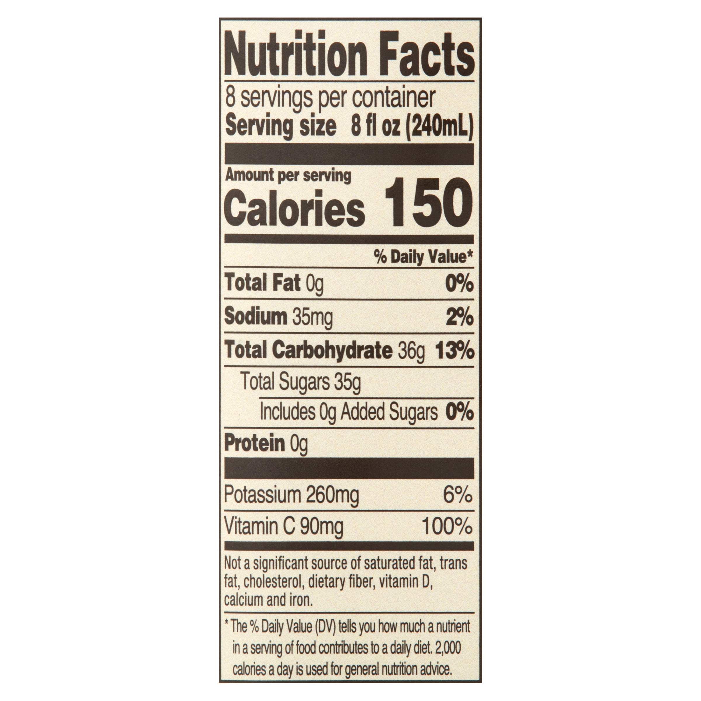 (4 pack) Great Value Cranberry Grape 100% Juice, 64 fl oz