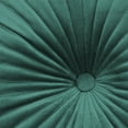 thumbnail image 3 of Better Homes & Gardens Round Tufted Velvet 18” x 18” Emerald Green Polyester Decorative Pillow, 3 of 4