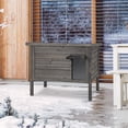 thumbnail image 4 of Gymax Maisonnette pour Chat en Bois Isolée avec Mousse Tout Autour, Isolée, Double Pièce, Extérieur, 4 of 10