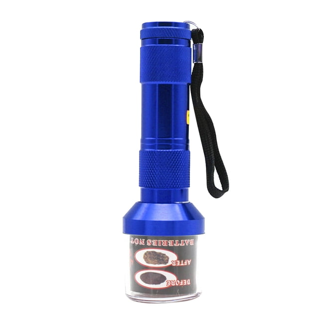 Kearding Amoladora de aluminio, trituradora eléctrica portátil de mano, trituradora a batería, molino triturador para senderismo, accesorios para encendedores Azul Kearding HA002558-01B