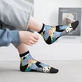 thumbnail image 5 of Bingfone Different Cats Design Patterned Men's Women's Casual Cotton Socks, 5 of 5