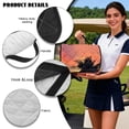thumbnail image 6 of KUIFORTI Orange Palm Tree Golf Cart Seat Blanket Covers Polyester Travel Sports Golf Cart Accessories Easy to Install Thick Suitable Club Car and More 2 Person Seats Golf Carts, 6 of 7