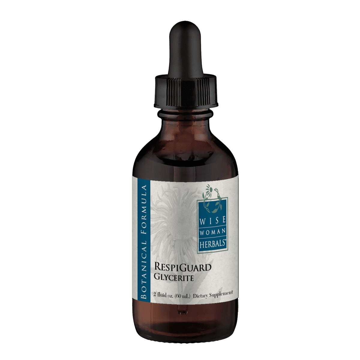 Wise Woman Herbals - Respiguard Glycerite Compound - Supports Respiratory Tract - Immune System Response During Allergy Season - Reduces Sinus and Nasal Irritations - Natural and Alcohol-Free - 2 Oz