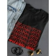 thumbnail image 3 of Thank You Thank You For Nothing Women Black T-Shirt, Female Small, 3 of 4