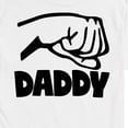 thumbnail image 3 of Instant Message - Daddy And Me Fist Bump - Men's Short Sleeve Graphic T-Shirt, 3 of 6