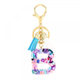 thumbnail image 2 of Multicolor Letter A - Z Initial Letter Resin Keychain Tassel Accessories Cute Premium Bag Charm ---A, 2 of 4