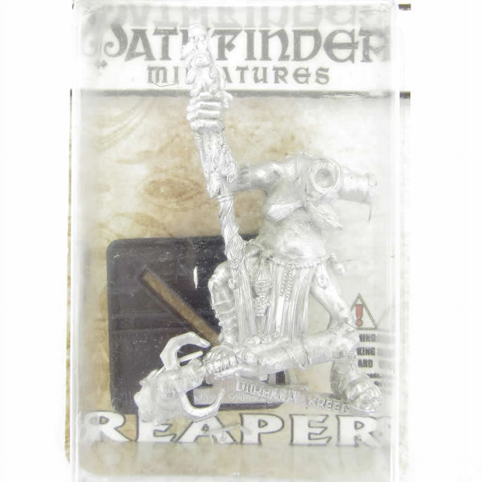 Pathfinder Miniature: Dorella Kreeg, Ogre Shaman - Unpainted RPG Tabletop Figure With Base - View #9