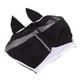 thumbnail image 5 of Máscara para moscas de caballo, malla redonda, transpirable, elástica, protección UV, máscara facial para caballo con orejas, color negro, L 45 x 54 cm/17,7 x 21,3 pulgadas, 5 of 15