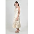 thumbnail image 2 of Vestido satinado floral Roman Fashion /Juvenil, 4753 (Amarillo) amarillo M, 2 of 5