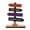 A003- C, variant on Black Cat Halloween Decor, 6 Inch Cute Halloween Decorations for Home, Spooky Wooden Halloween Tiered Tray Decor for Mantel Shelf Desk, 1 Pack