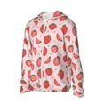 thumbnail image 2 of Xecao Strawberry for Sun Shirt-A lightweight, hoodie-style long-sleeve UV protection garment designed for other outdoor activities., 2 of 9