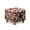 Cow Print Light Brown Beige, variant on SCRAWLGOD Daisy Marble Print Pink White Ottoman Cover Square Storage Ottoman Slipcover Thick Stretchable Footrest Stool Covers with Elastic Band for Pets, Machine Washable