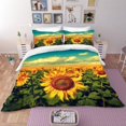 thumbnail image 1 of 3D Sunflower Field Quilt Cover Set Bedding Set Pillowcases 99, 1 of 3
