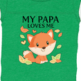 thumbnail image 4 of Inktastic My Papa Loves Me Little Fox Boys or Girls Baby Bodysuit, 4 of 5