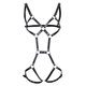 thumbnail image 5 of Arnés de cuerpo completo ajustable de cuero para mujer Sunnimix, 5 of 8