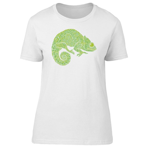 Chameleon In Ethnic Textures T-Shirt Men -Image by Shutterstock, Male 4X-Large