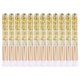thumbnail image 1 of Juego de brochas de maquillaje de 12 piezas Unique Bargains Amarillo 10x1cm, 1 of 7