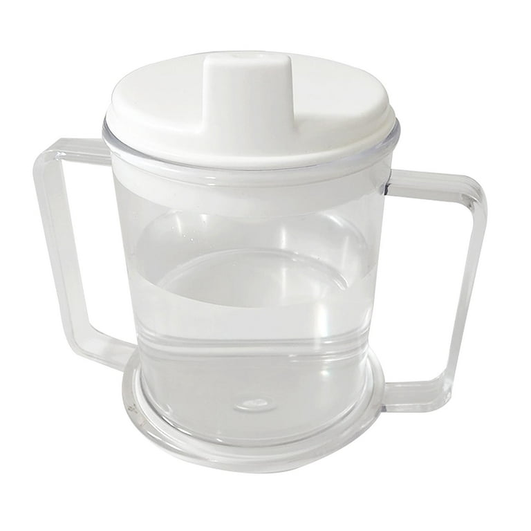 Mondo Medical 3pk 12oz Double Handle Adult Sippy Cups for Elderly and Disabled