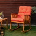 thumbnail image 3 of Costway 22''x44'' Back Chair Cushion Tufted Pillow Patio Seating Pad Orange, 3 of 10