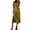 *Yellow, variant on ClodeEU Women's Striped V Neck Short Sleeve Side Split Midi Dress,Soft Knit Casual Summer Dress Blue,Women's Plus L