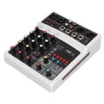 thumbnail image 4 of 4 Channel Mixer, 16 Digital Effects Knob Control 4 Channel Sound Mixer Board 100-240V  For Dynamic For Gutiar Black,White, 4 of 8