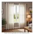 thumbnail image 4 of Cortinas Decorativas Home Trends Liso Gris, 4 of 4