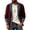 Wine, variant on Raeneomay Men's Denim Knit Cardigan - Button Front Long Sleeve Jacket