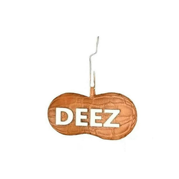 Adorno de árbol de Navidad Deez Nuts, adornos colgantes navideños con forma de cacahuete sarcástico Deez Nuts para decoración divertida para fiesta de Navidad, regalo de broma, 1 pieza