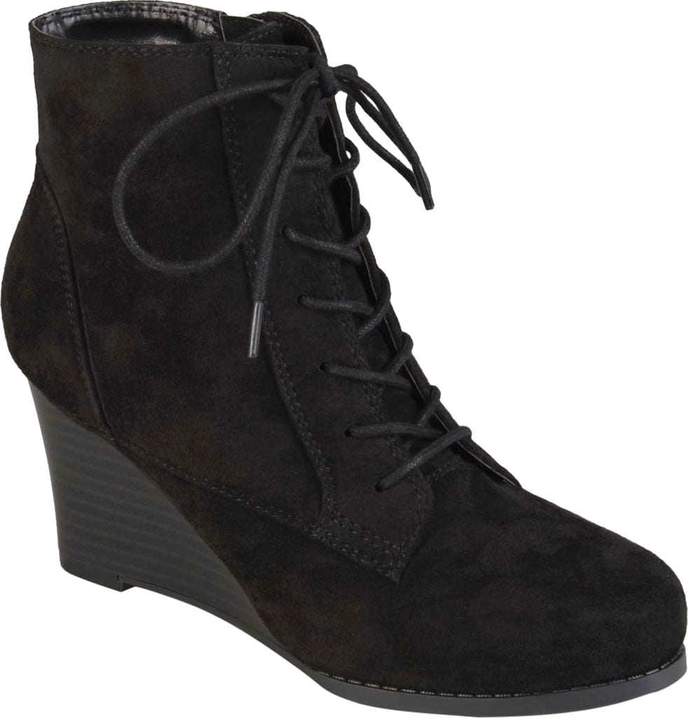 Journee collection magely wedge bootie hotsell