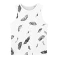 thumbnail image 5 of Hpgjzj Kids Soft Undershirt Tank Tops Cotton Print Undershirt Sleeveless Shirts for Girls Boys Unisex, 5 of 6
