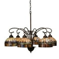 thumbnail image 2 of 31 Inch Wide tiffany candice 6 lt Chandelier, 2 of 2