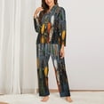 thumbnail image 2 of Balery Various Herbs And Spices In Spoons Conjunto de Pijama con Estampado para Mujer, Conjunto de Dos Piezas con Manga Larga, Ropa de Dormir Suave con Bolsillos, Pijamas Cómodos-Small, 2 of 7