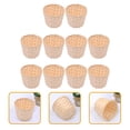 thumbnail image 4 of 10pcs Woven Flower Baskets Woven Storage Basket Organizer for Crafts Decoration, 4 of 7